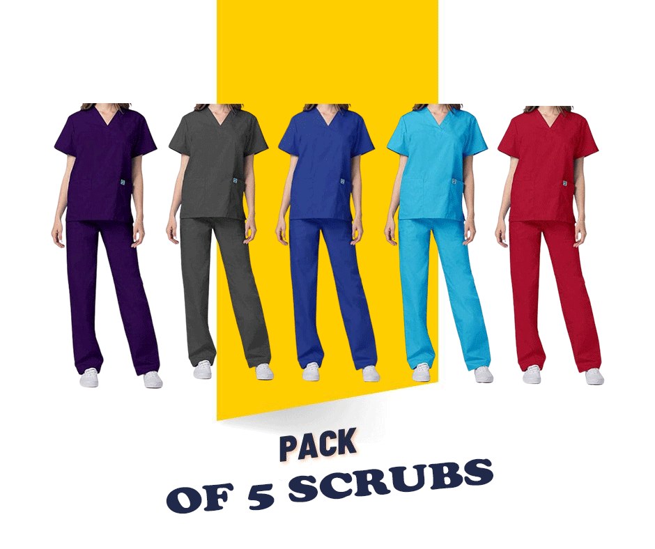 Pack of 5  – Shift Quintet Scrubs