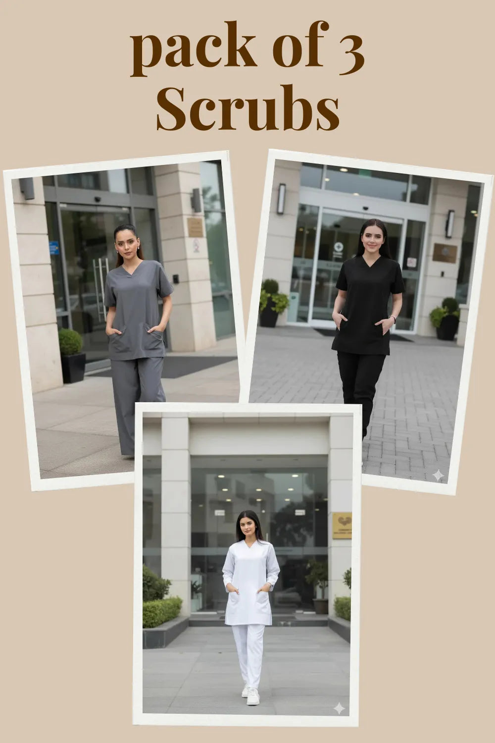 Pack of 3 – PureEase Scrubs