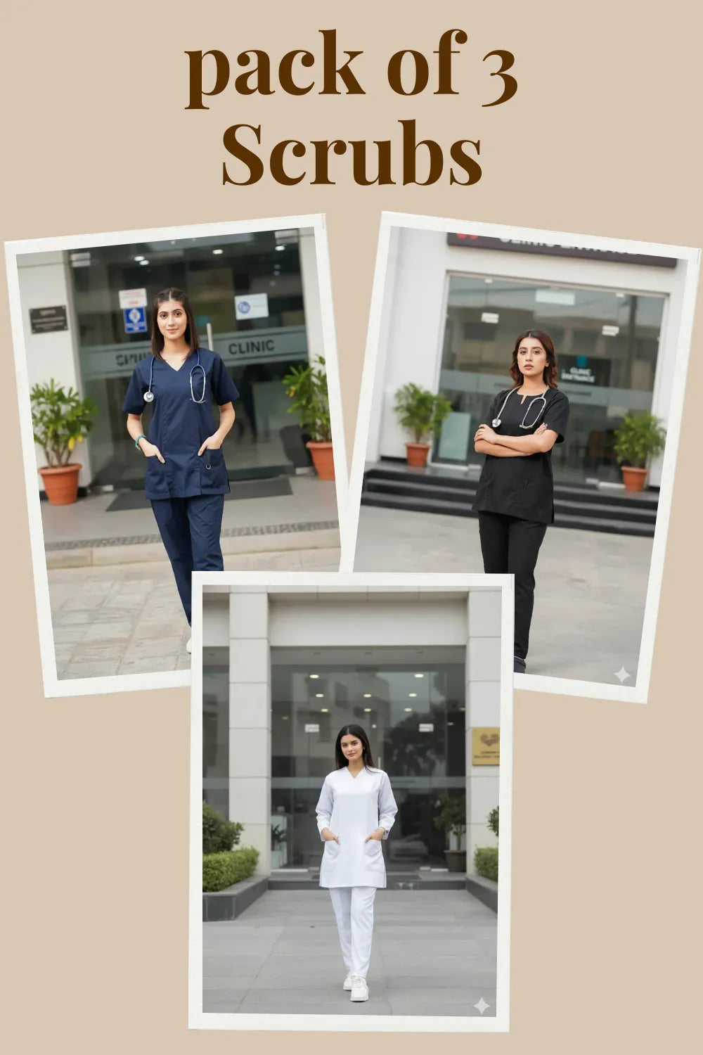 Pack of 3 – DailyEase Scrubs