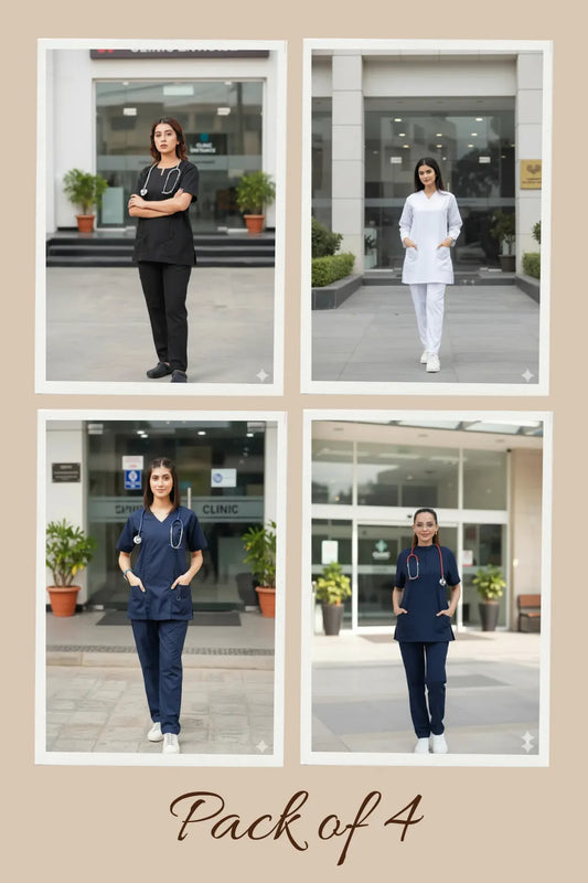 Pack of 4 – Work Ease Scrubs