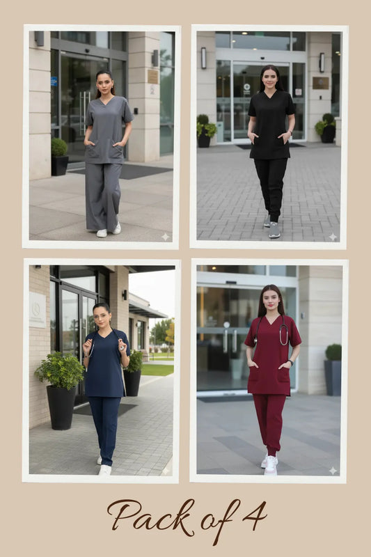 Pack of 4 – Med Harmony Scrubs